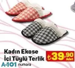 JUNO KADIN EKOSE İÇİ TÜYLÜ TERLİK